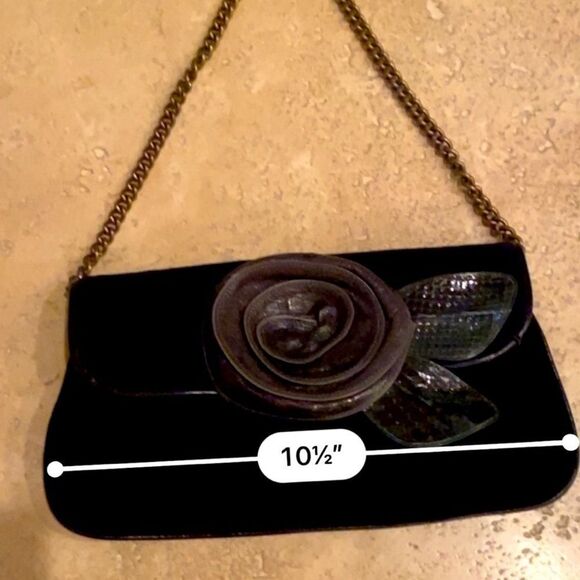 Marc Jacobs Vintage Python & Ostrich Rose Bag - Picture 9 of 12